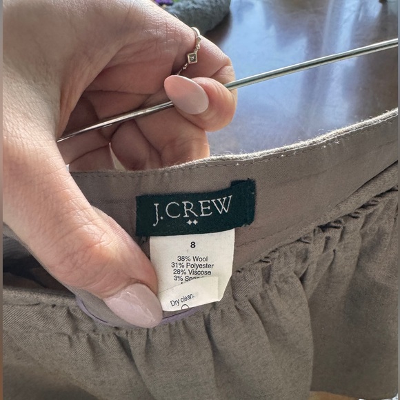 J. Crew Skirt. Size 8. Khaki - Picture 2 of 5